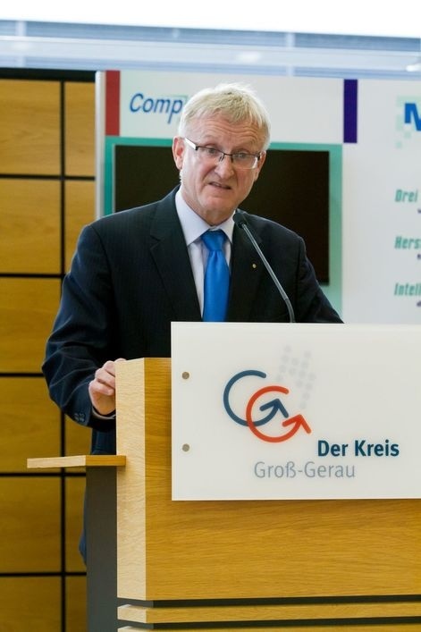 Feierstunde Deutscher Mittelstandspreises 2014 an CompWare Medical im Kreistag Groß-Gerau (28. Mai 2015).