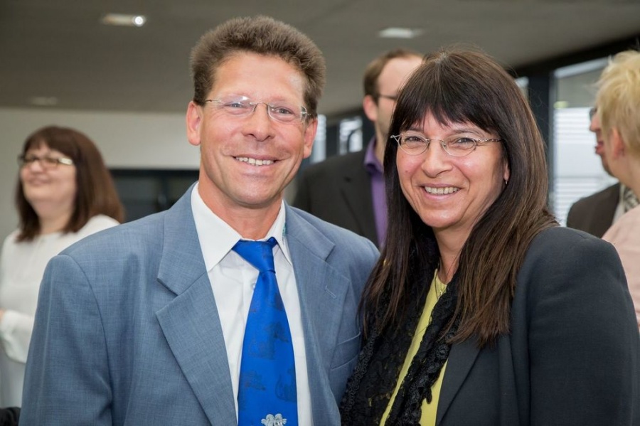 Feierstunde Deutscher Mittelstandspreises 2014 an CompWare Medical im Kreistag Groß-Gerau (28. Mai 2015).